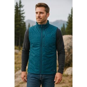 NWT Smartwool Smartloft Vest Men's Small Twilight Blue — $185 Retail